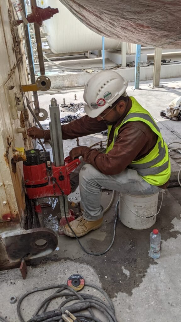Core cutting work in abu dhabi