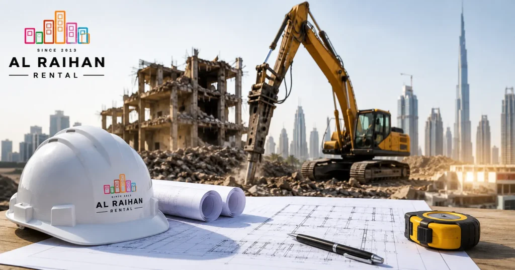 Demolition planning for construction projects in Dubai and Abu Dhabi